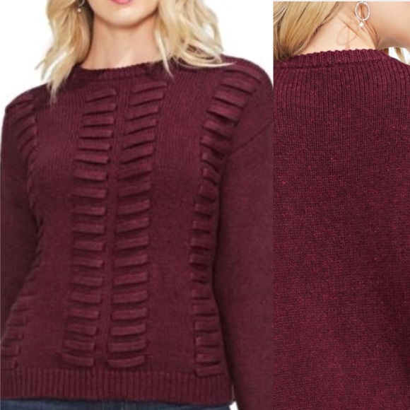 NWT Vince Camuto Lace Through Sweater - Picture 4 of 4